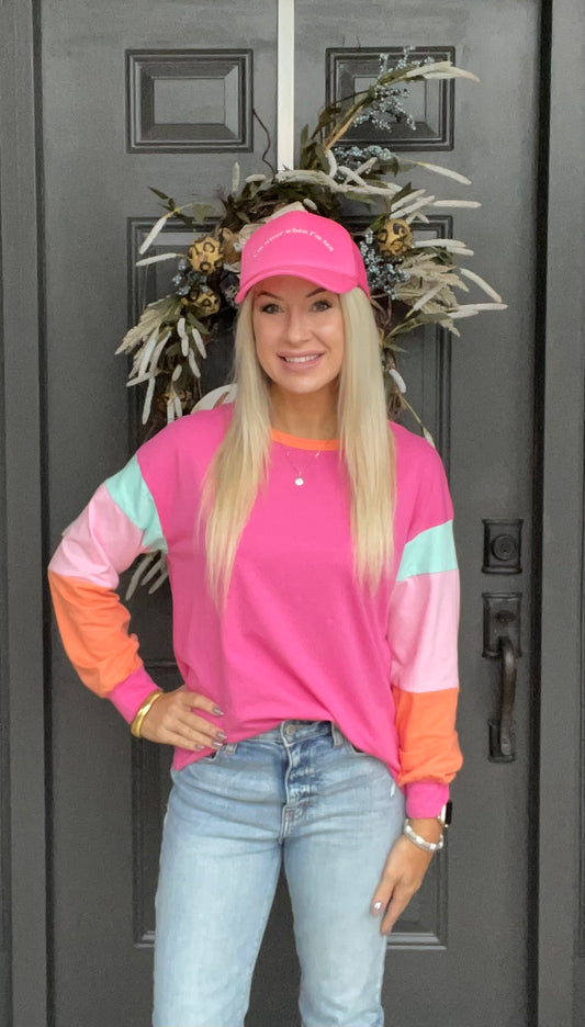 Wishing In Color Long Sleeve Top