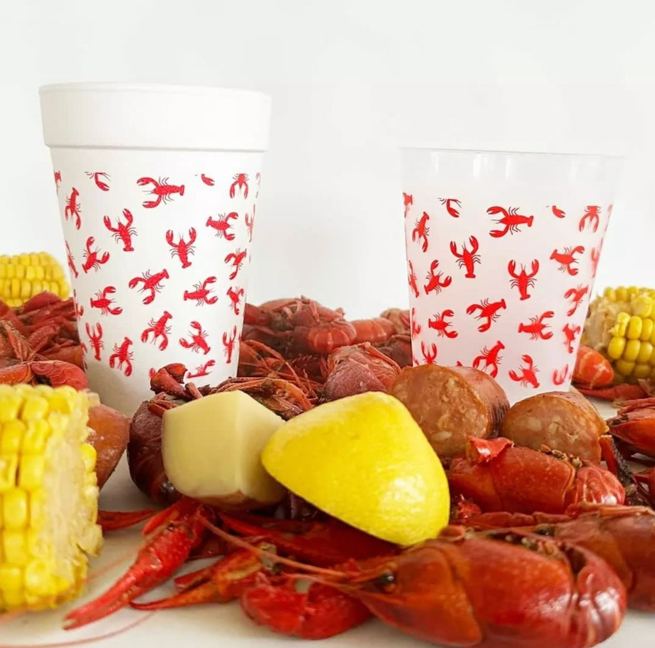 Crawfish/Lobster Boil Styrofoam Cups